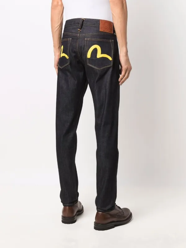 EVISU Rear logo-print Jeans - Farfetch