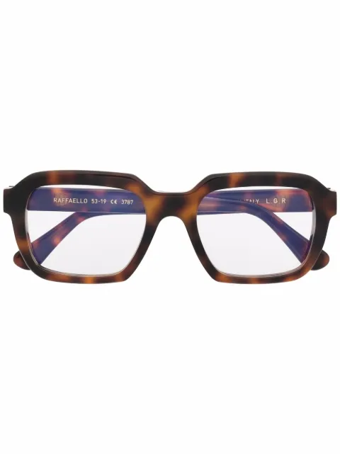 L.G.R tortoiseshell-frame glasses