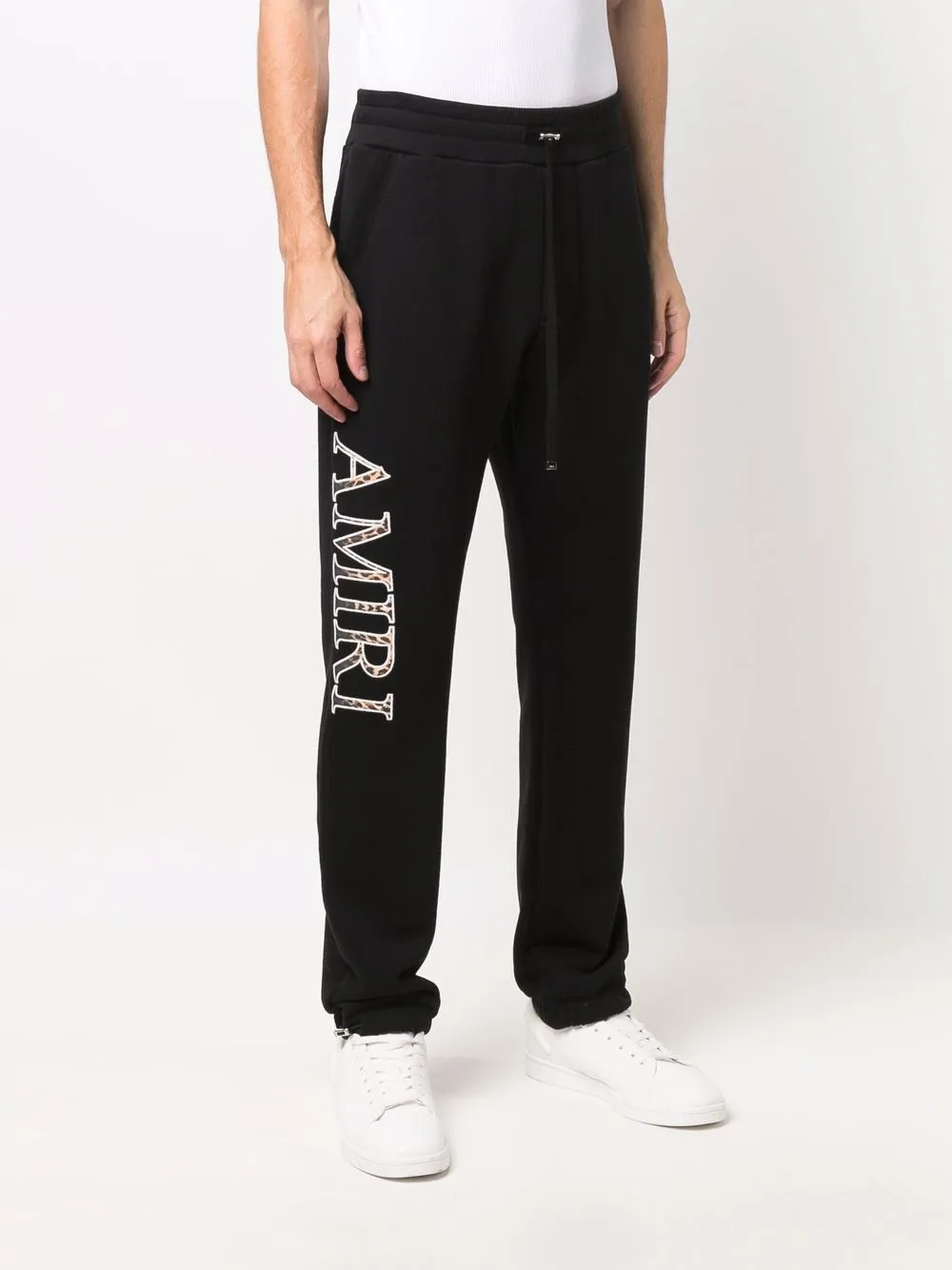  Amiri Jogginghose Mit Logo Print   Schwarz 