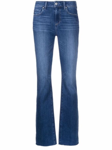 PAIGE bootcut cotton-blend jeans