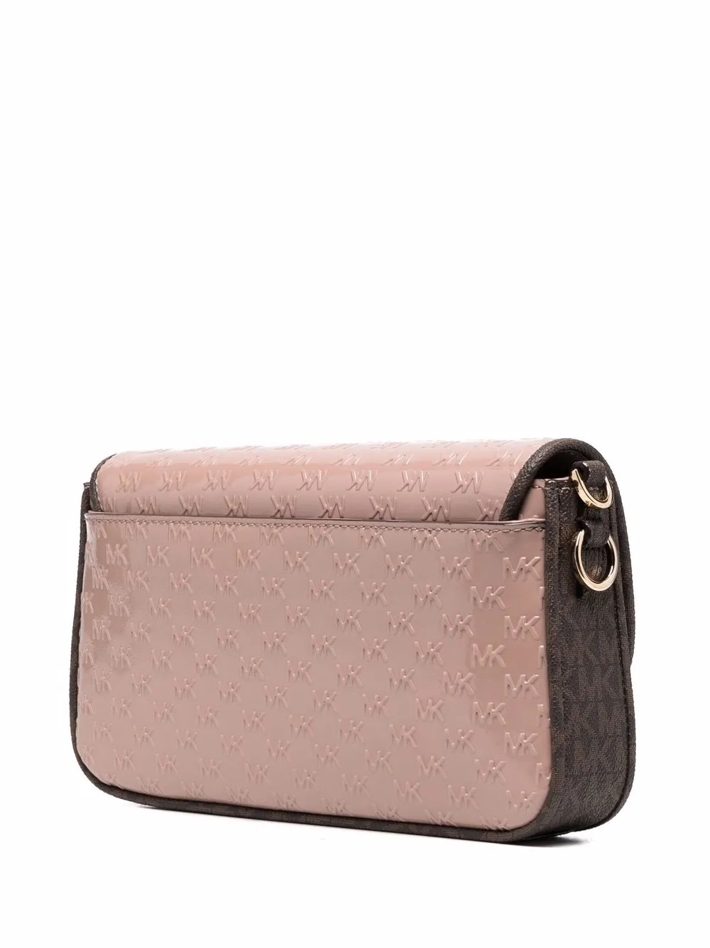 фото Michael kors collection лакированная сумка-тоут с тисненым логотипом