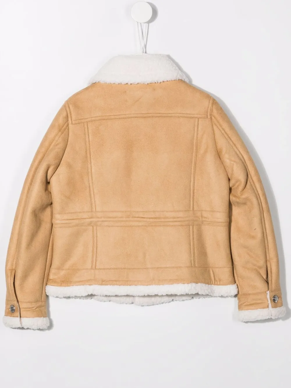 фото Dsquared2 kids куртка с овчиной
