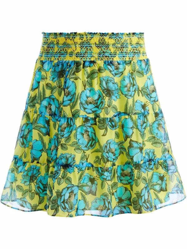Alice+Olivia Aisha tiered mini skirt 
