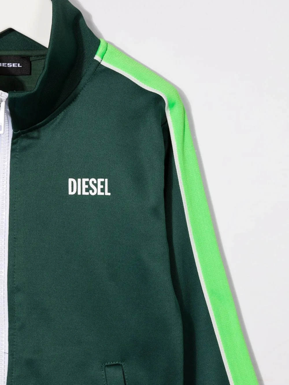 фото Diesel kids спортивная куртка на молнии с логотипом