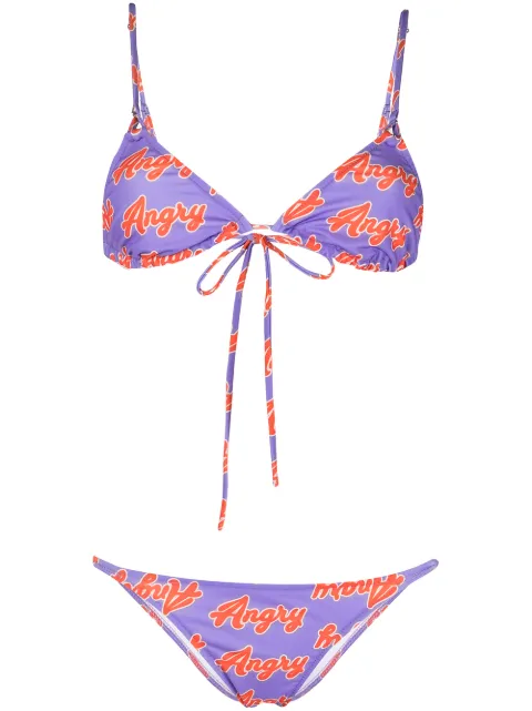 Natasha Zinko Angry print bikini