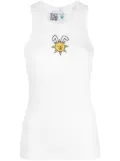 Natasha Zinko graphic-print tank top - White