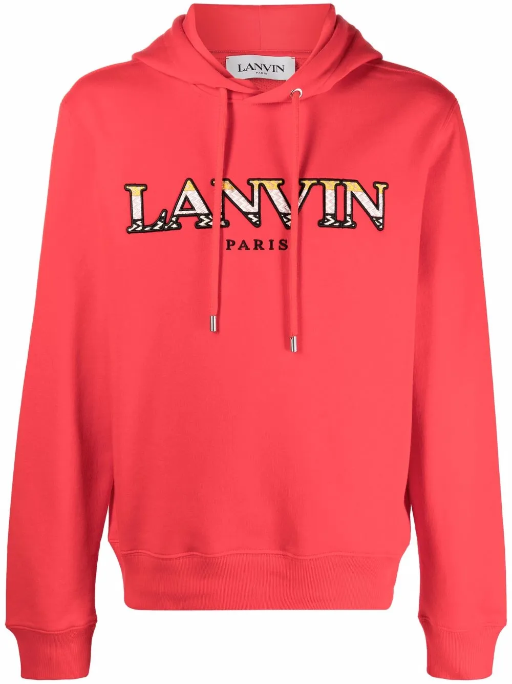 фото Lanvin худи с вышитым логотипом