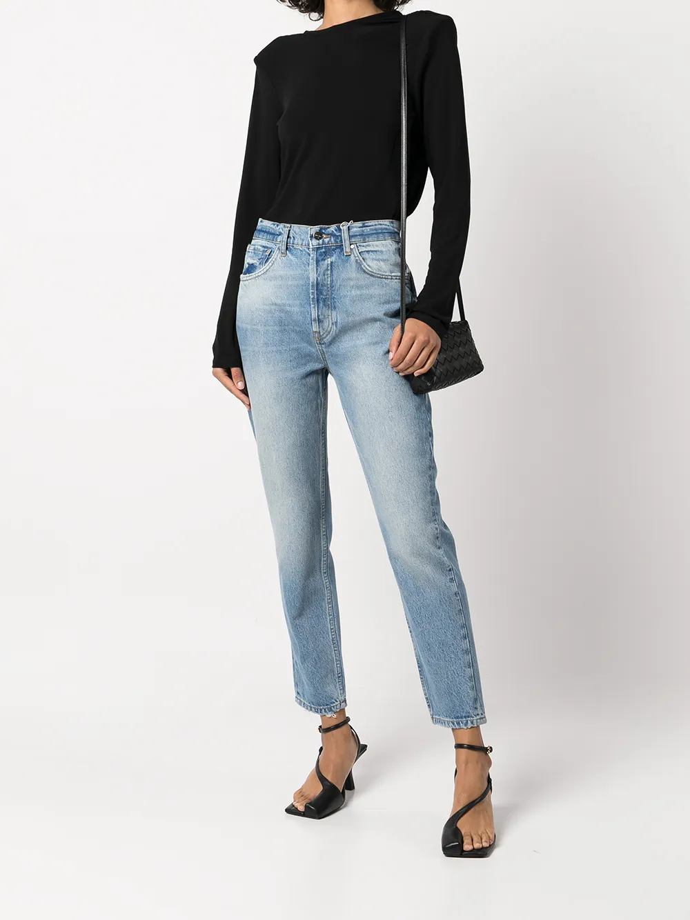 ANINE BING Sonya straight leg Jeans Farfetch