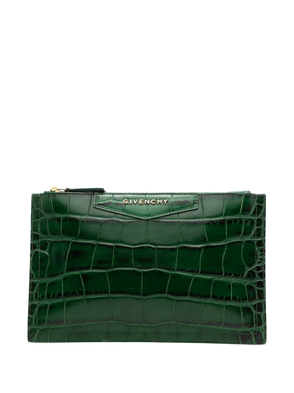 Givenchy Pre-Owned клатч с тиснением под кожу крокодила