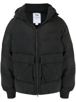 adidas Y-3 Graphic Puffer Jacket - Black