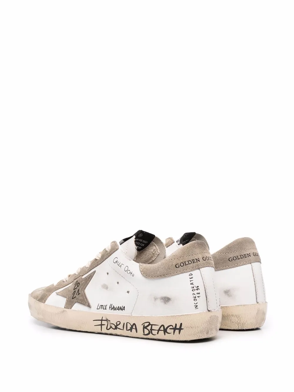 Golden Goose Super-star Miami Journey Sneakers - Farfetch