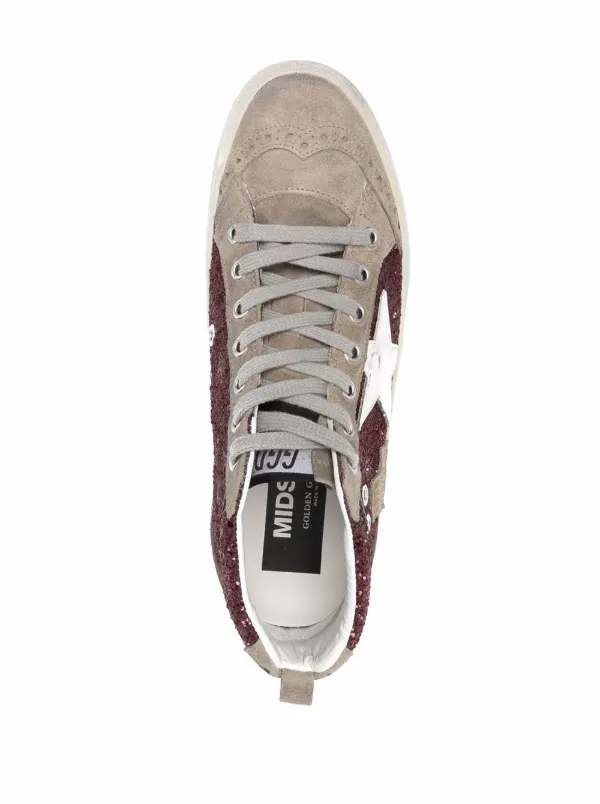 Golden Goose Mid Star high-top Sneakers | Red | FARFETCH