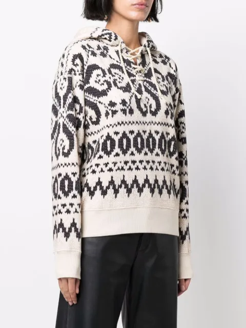 Polo Ralph Lauren Fair Isle Knit Hoodie 