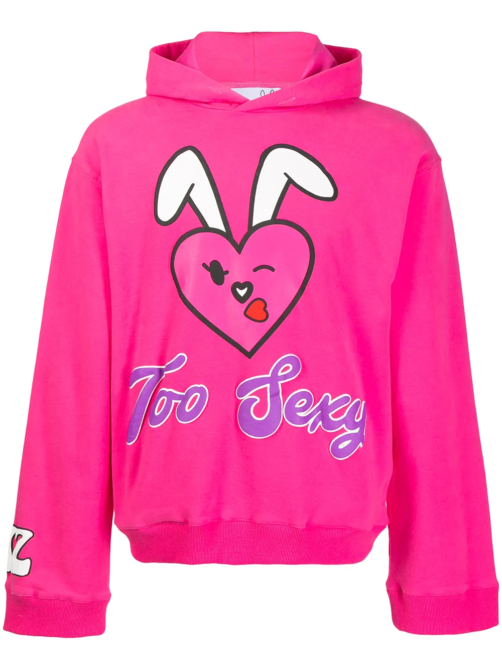 

Natasha Zinko hoodie con estampado gráfico - Rosado
