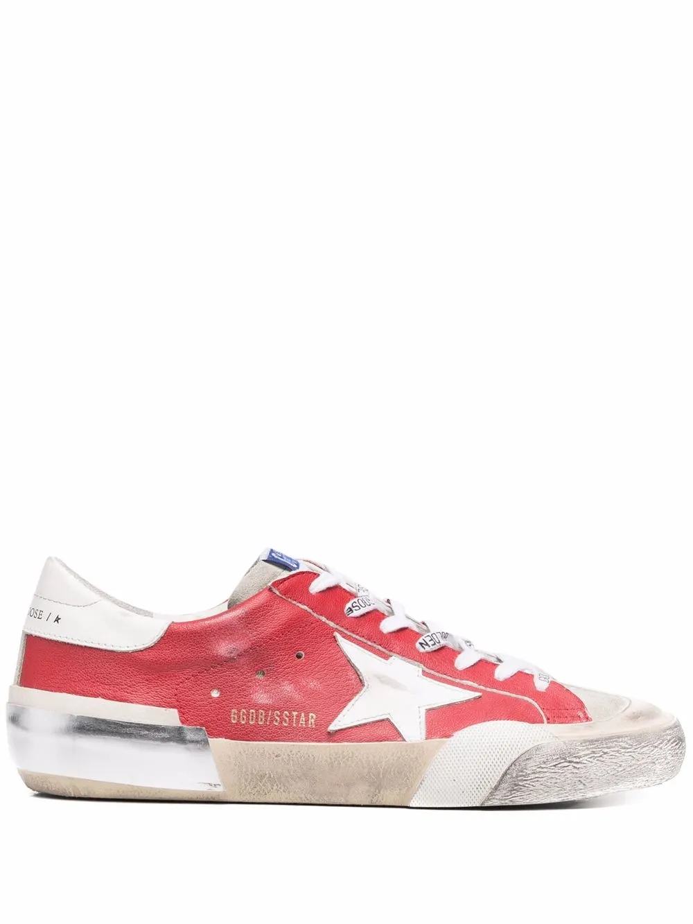 

Golden Goose tenis bajos Super-Star - Rojo