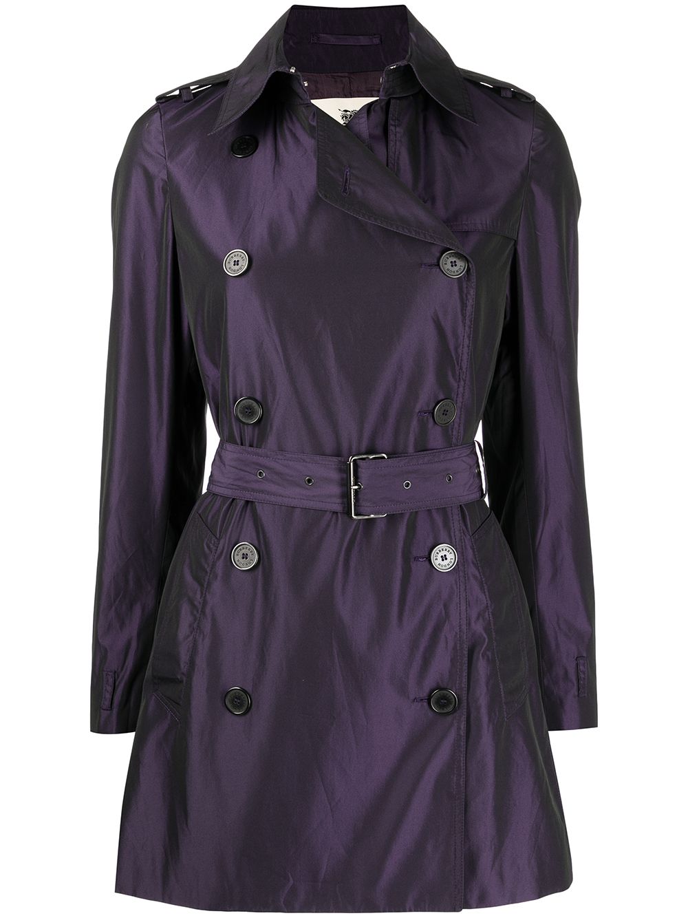 Burberry Pre-Owned thigh-length Belted Trench Coat - Farfetch