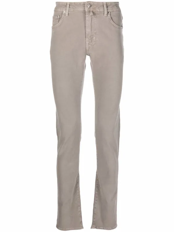 Jacob Cohen straight-leg mid-rise Jeans - Farfetch