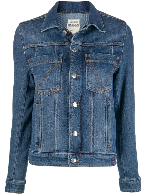 Zadig\u0026Voltaire Kiomy guitar-print Denim 