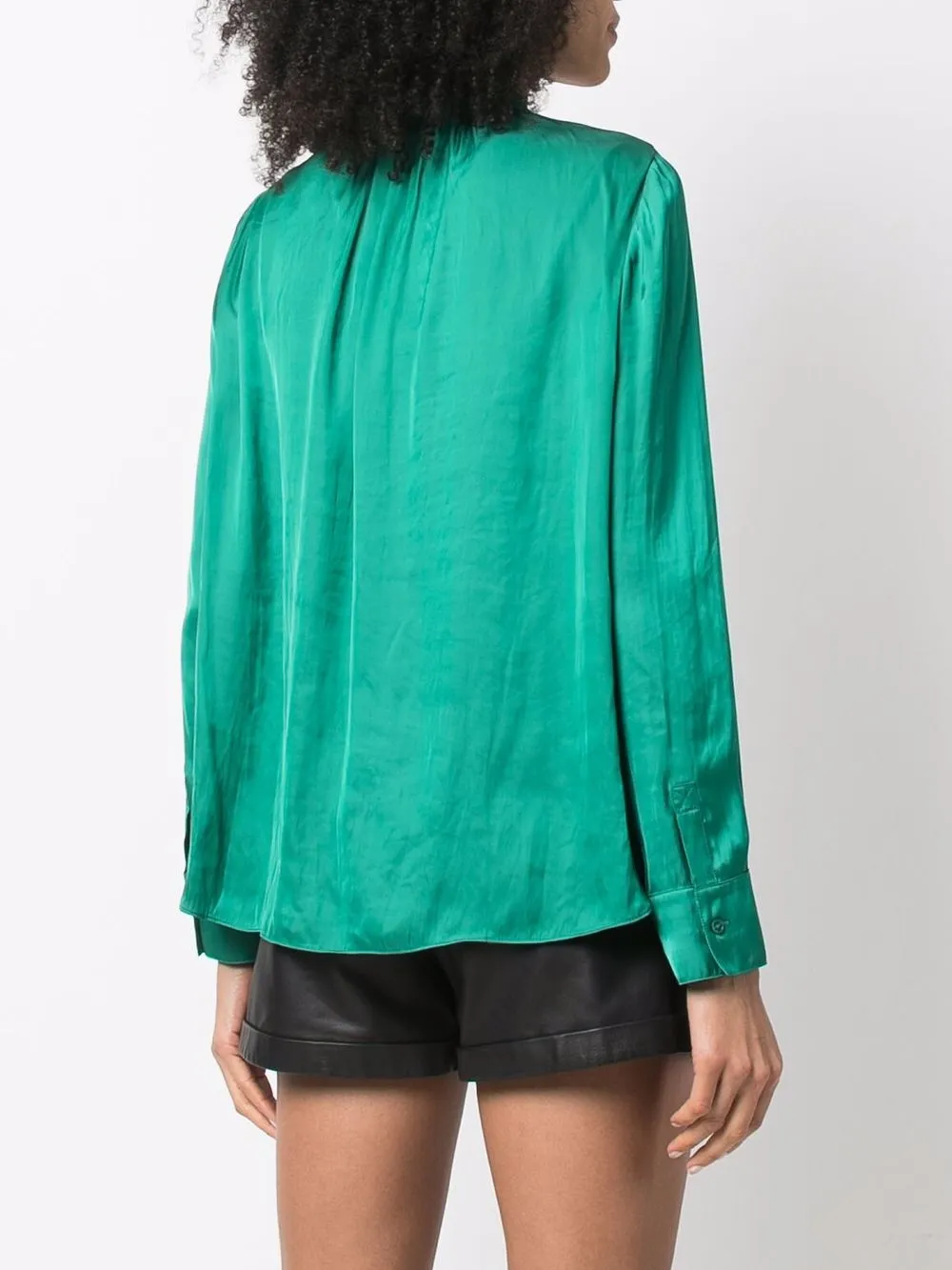 Zadig&Voltaire Satijnen blouse Groen