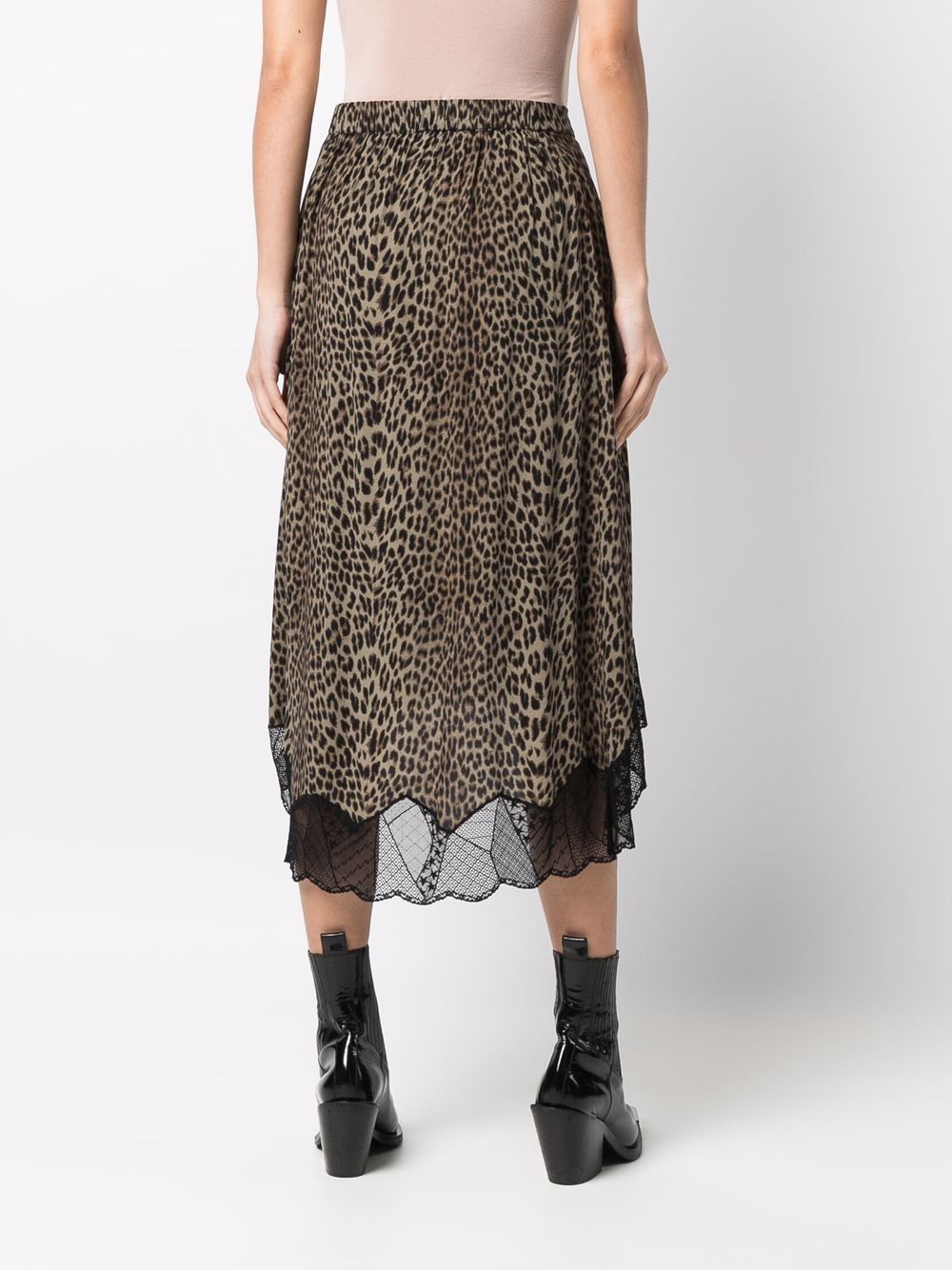 фото Zadig&voltaire юбка joslin с леопардовым принтом