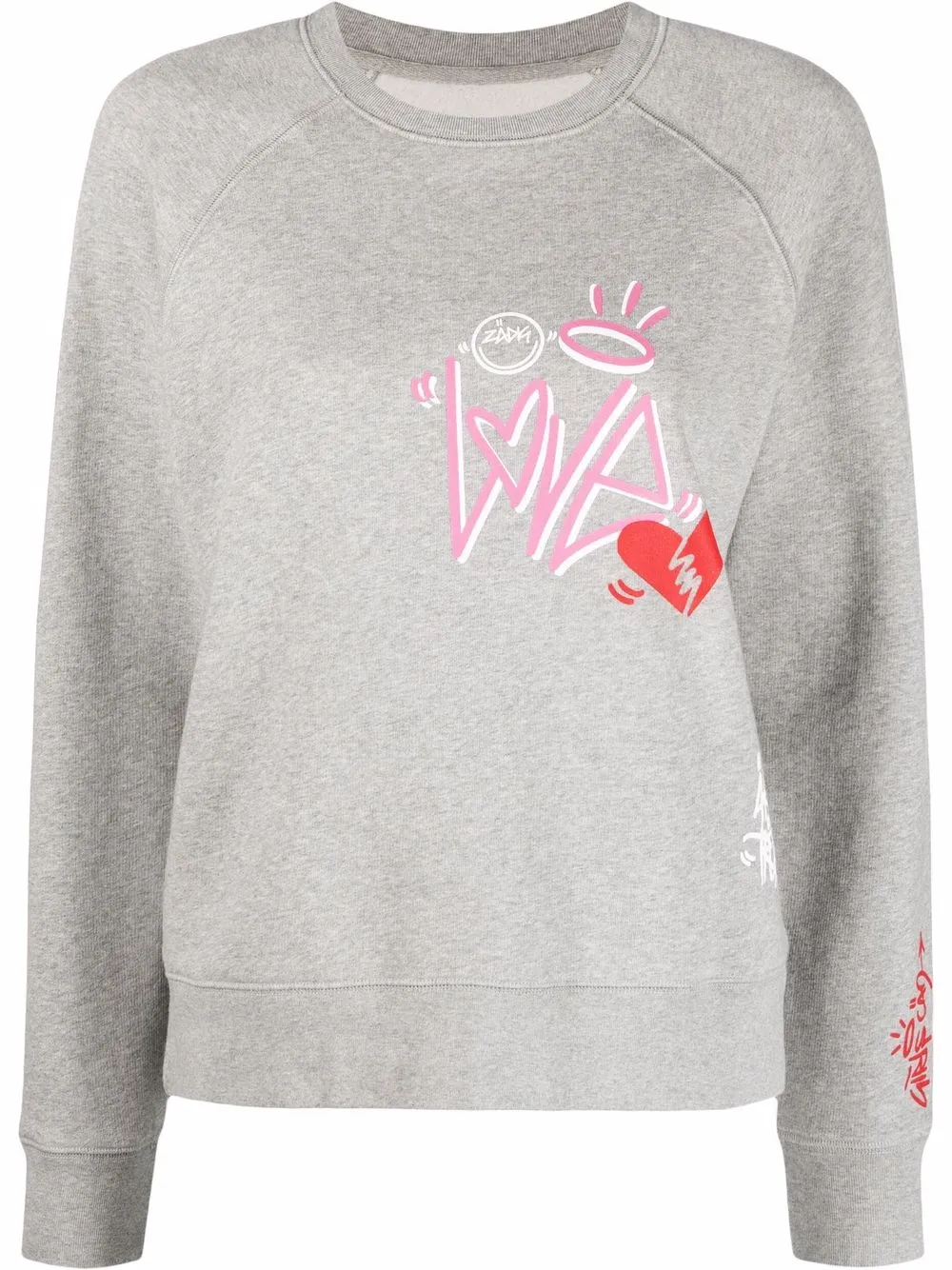 

Zadig&Voltaire x Jormi graphic-print sweatshirt - Grey