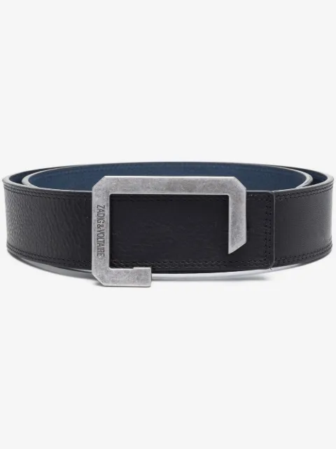 Zadig&Voltaire La Reversible leather belt 