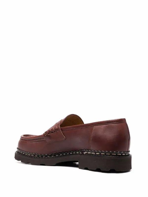 Paraboot Reims Marche Leather Penny Loafers - Farfetch