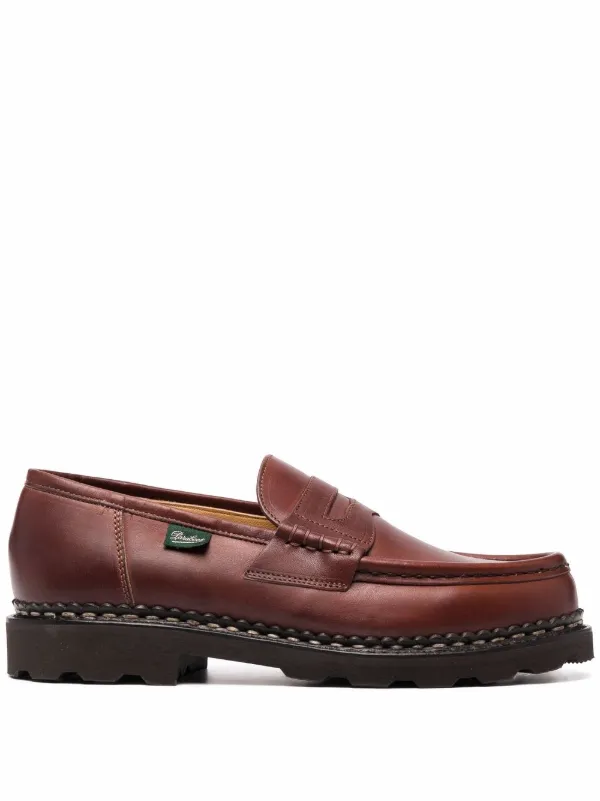 Paraboot Reims Marche Leather Penny Loafers - Farfetch