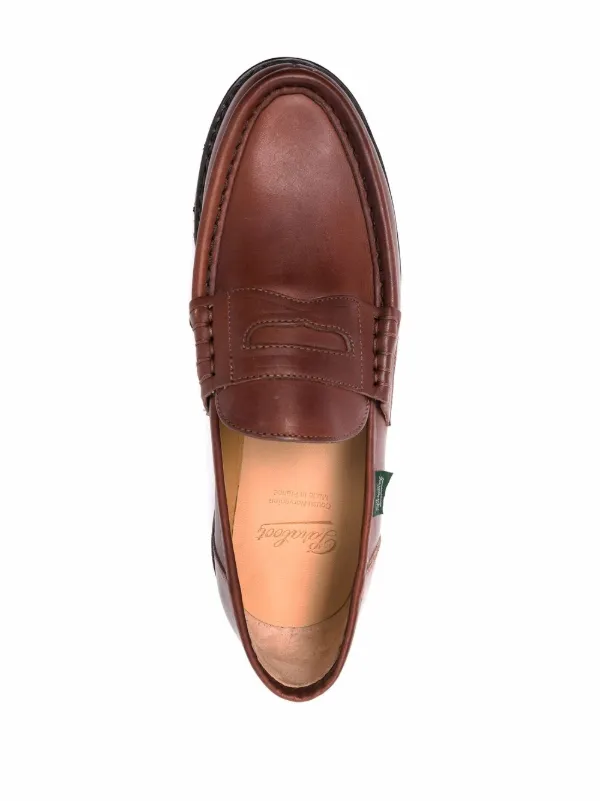 Paraboot Reims Marche Leather Penny Loafers - Farfetch