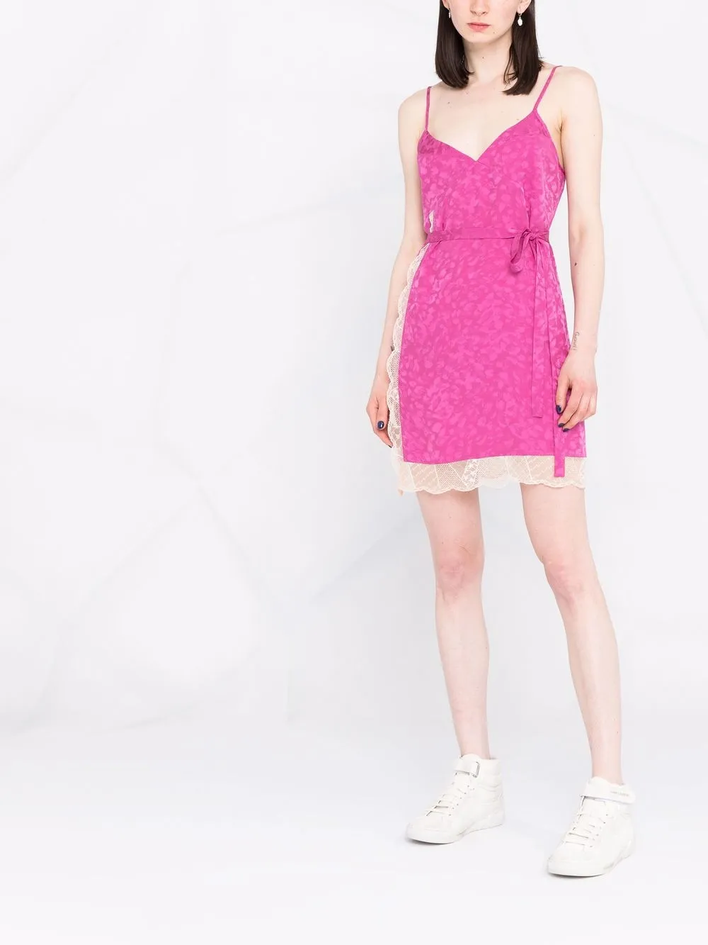 Zadig&Voltaire Zijden jurk - Roze