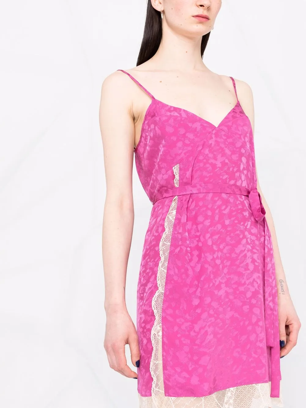 Zadig&voltaire Reglisse Seidenkleid   Rosa 