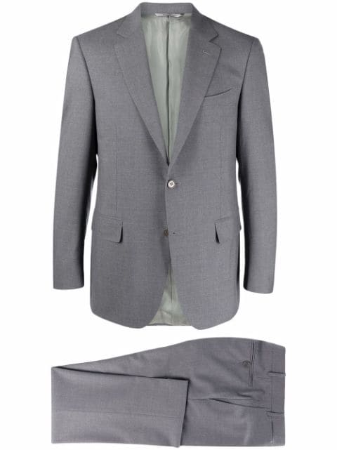 Canali fitted single-breasted suit