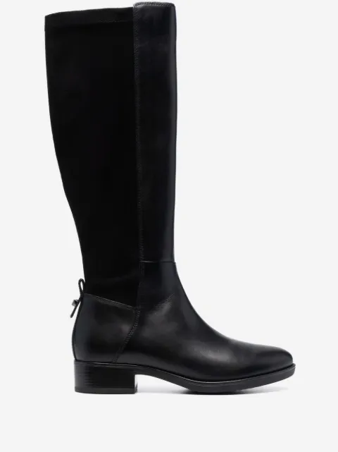 Geox leather knee-high boots