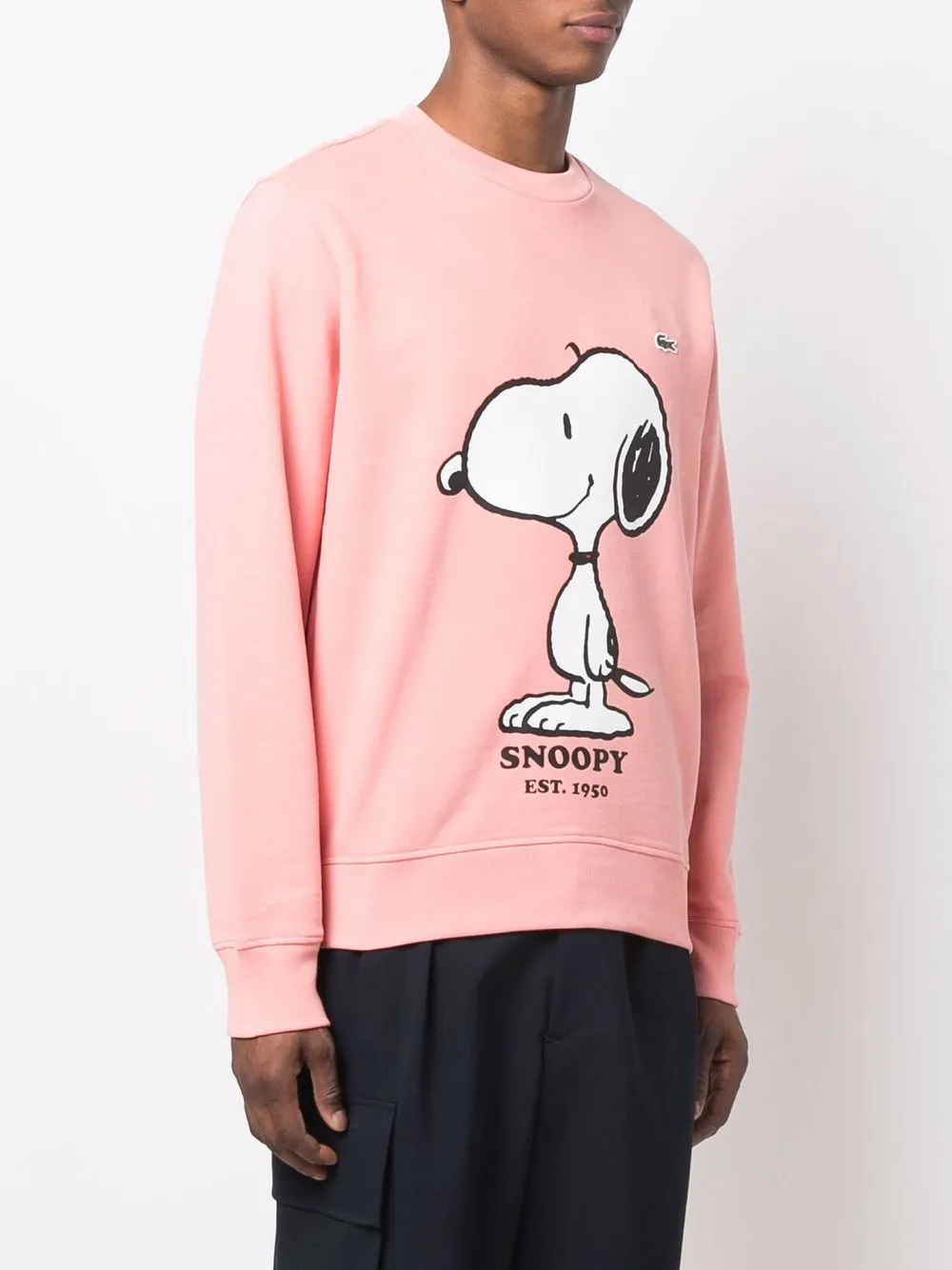 фото Lacoste толстовка с принтом snoopy