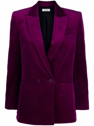 Zadig and voltaire hot sale velvet blazer