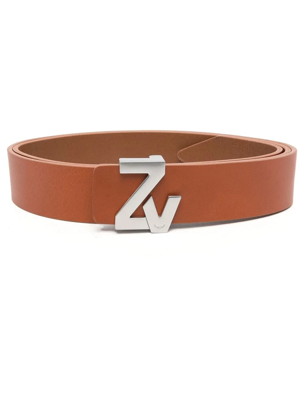 

Zadig&Voltaire ZV Initials leather belt - Brown