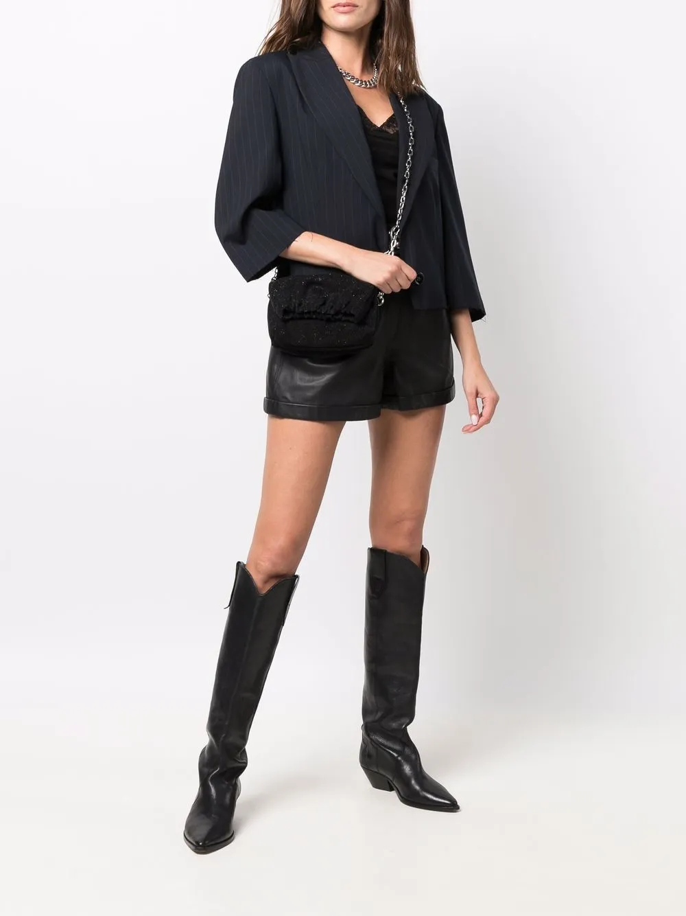 фото Zadig&voltaire сумка rockyssime с блестками