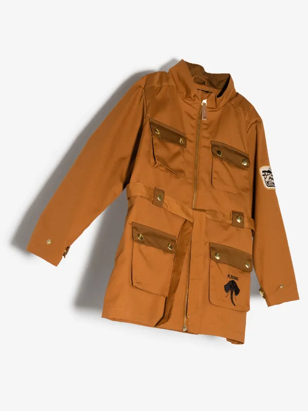 Mini Rodini Elephant-embroidered Safari 