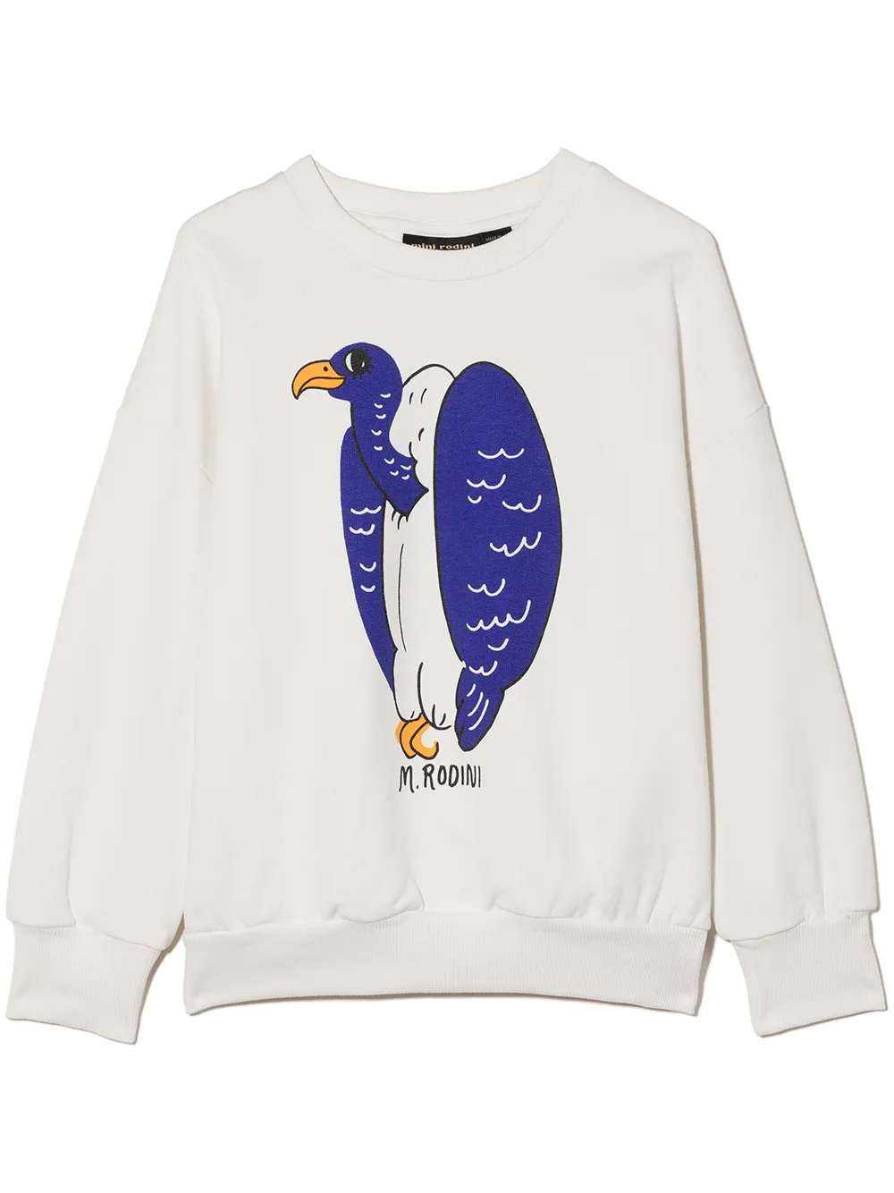 

Mini Rodini sudadera con estampado Vulture - Blanco