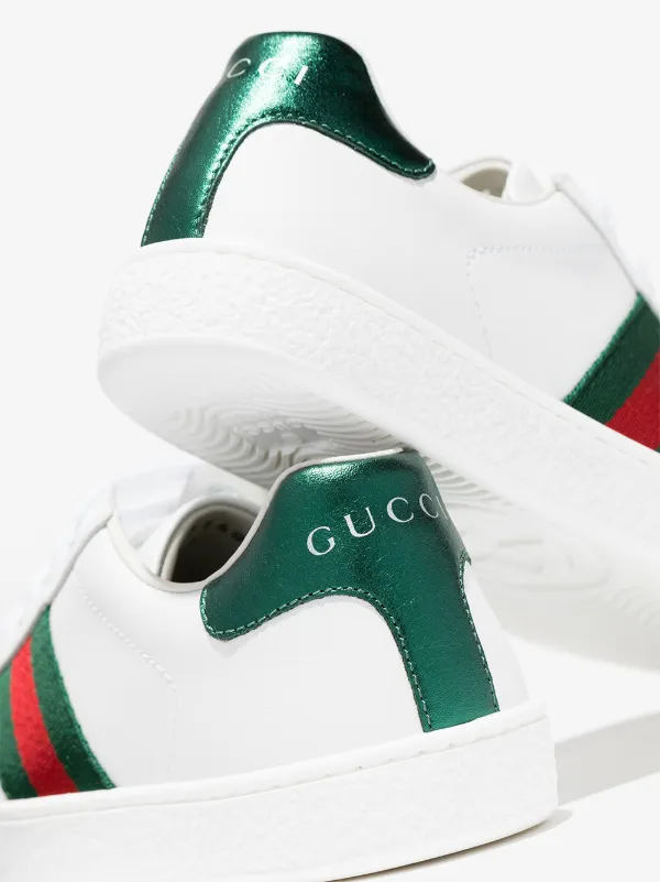 Green on sale gucci sneakers