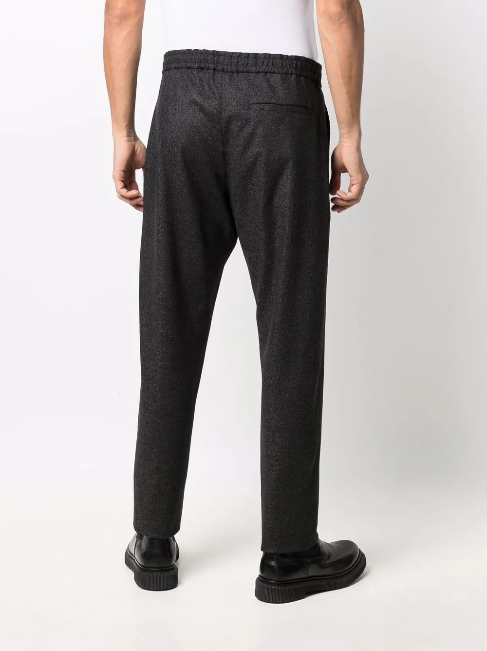 фото Emporio armani шерстяные брюки с открытыми швами