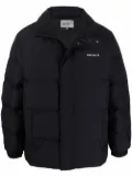 Carhartt WIP logo-print feather-down padded jacket - Black