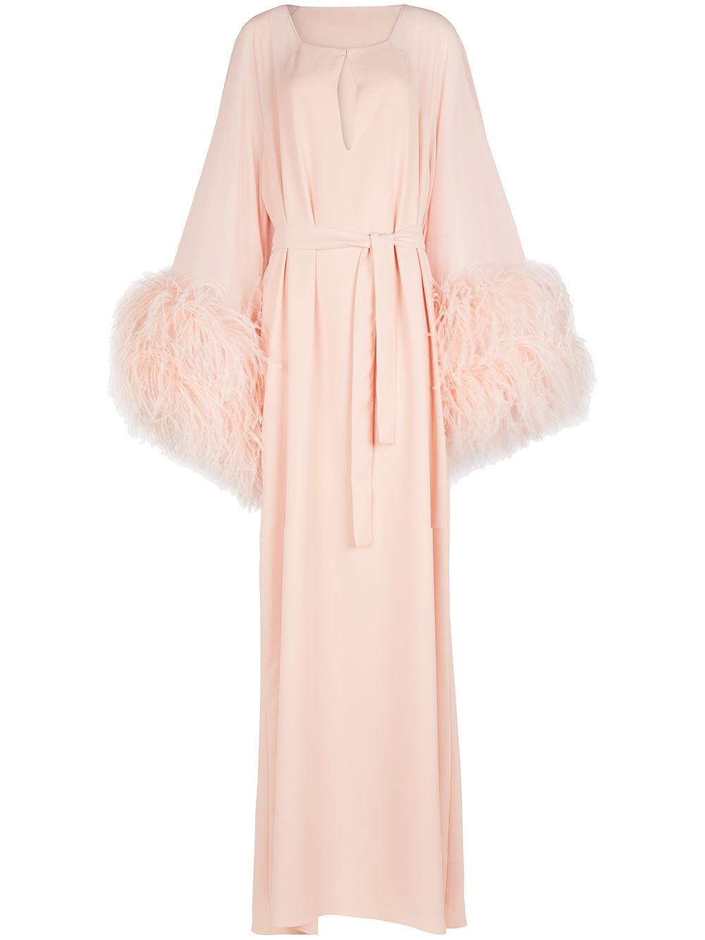 16Arlington Daphnie feather-embellished Gown - Farfetch