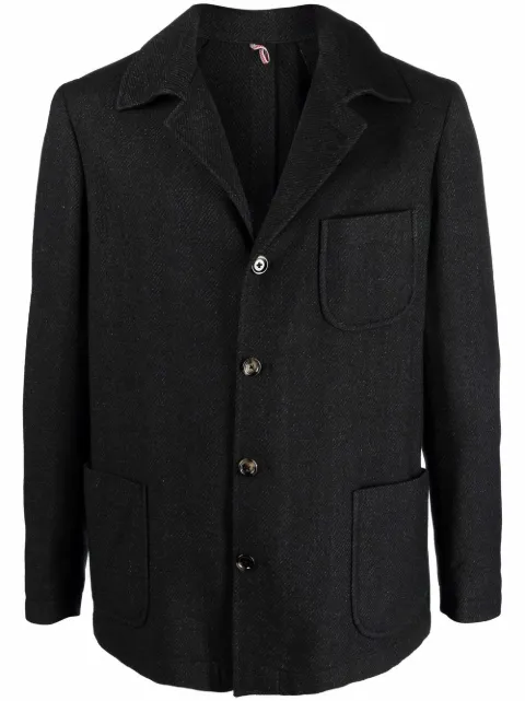 Dell'oglio single-breasted wool-blend jacket 
