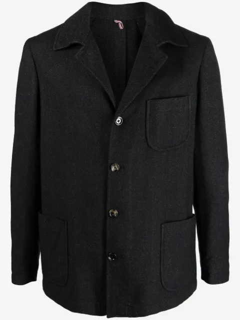 Dell'oglio single-breasted wool-blend jacket 