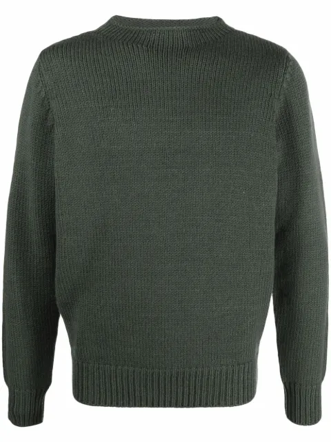 Dell'oglio merino knit crew neck jumper