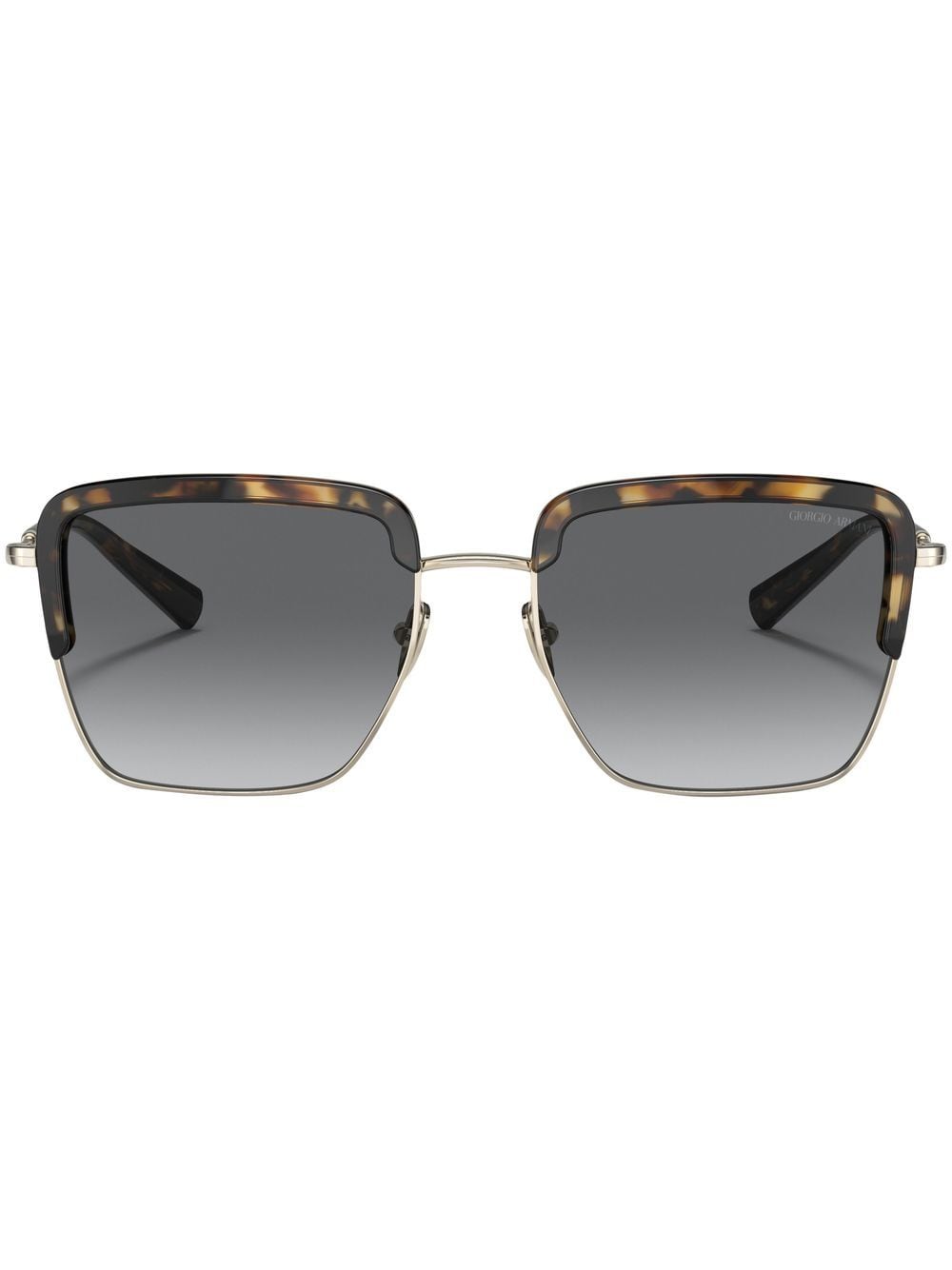 Giorgio Armani tortoiseshell-effect square-frame Sunglasses - Farfetch