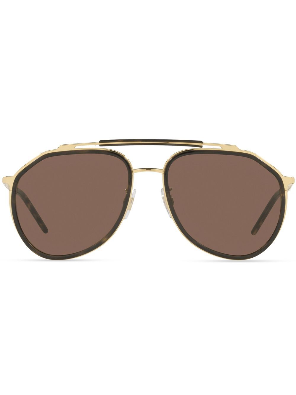 Dolce & Gabbana Eyewear DG2277 pilot-frame sunglasses - Gold