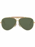 Ray-Ban Shooter aviator-frame sunglasses - Gold