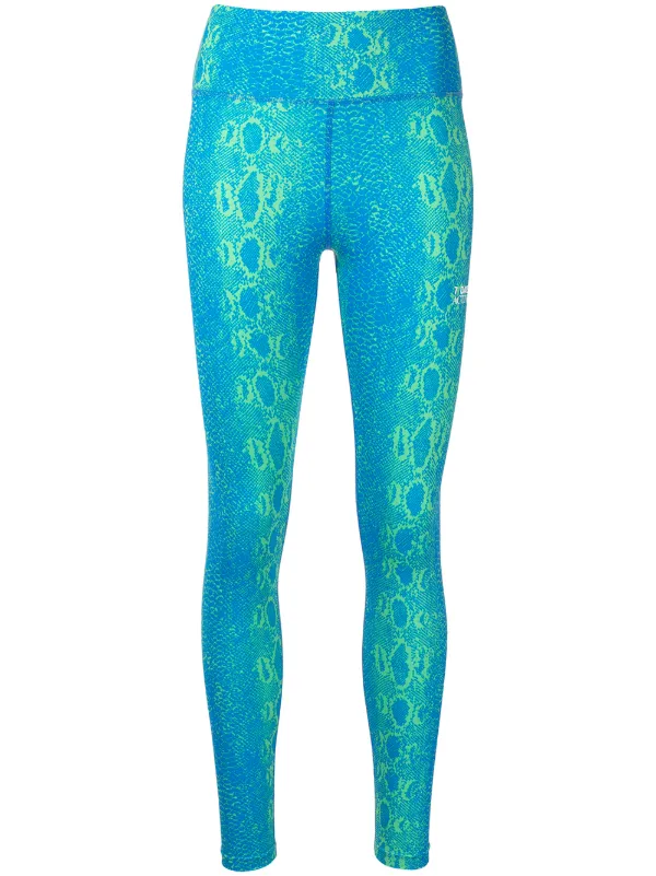 7 DAYS Active Leggings Con Effetto Serpente - Farfetch